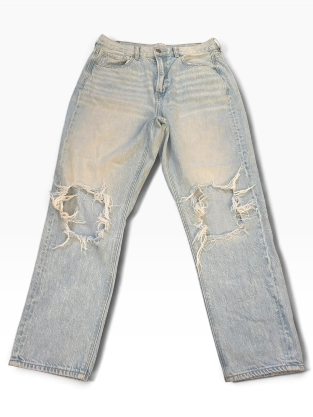American Eagle Outfitters Light Blue Distressed Jeans